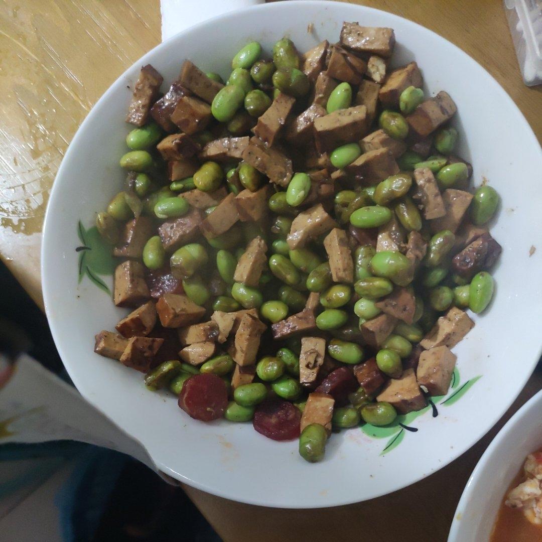 毛豆炒香干｜家常小炒