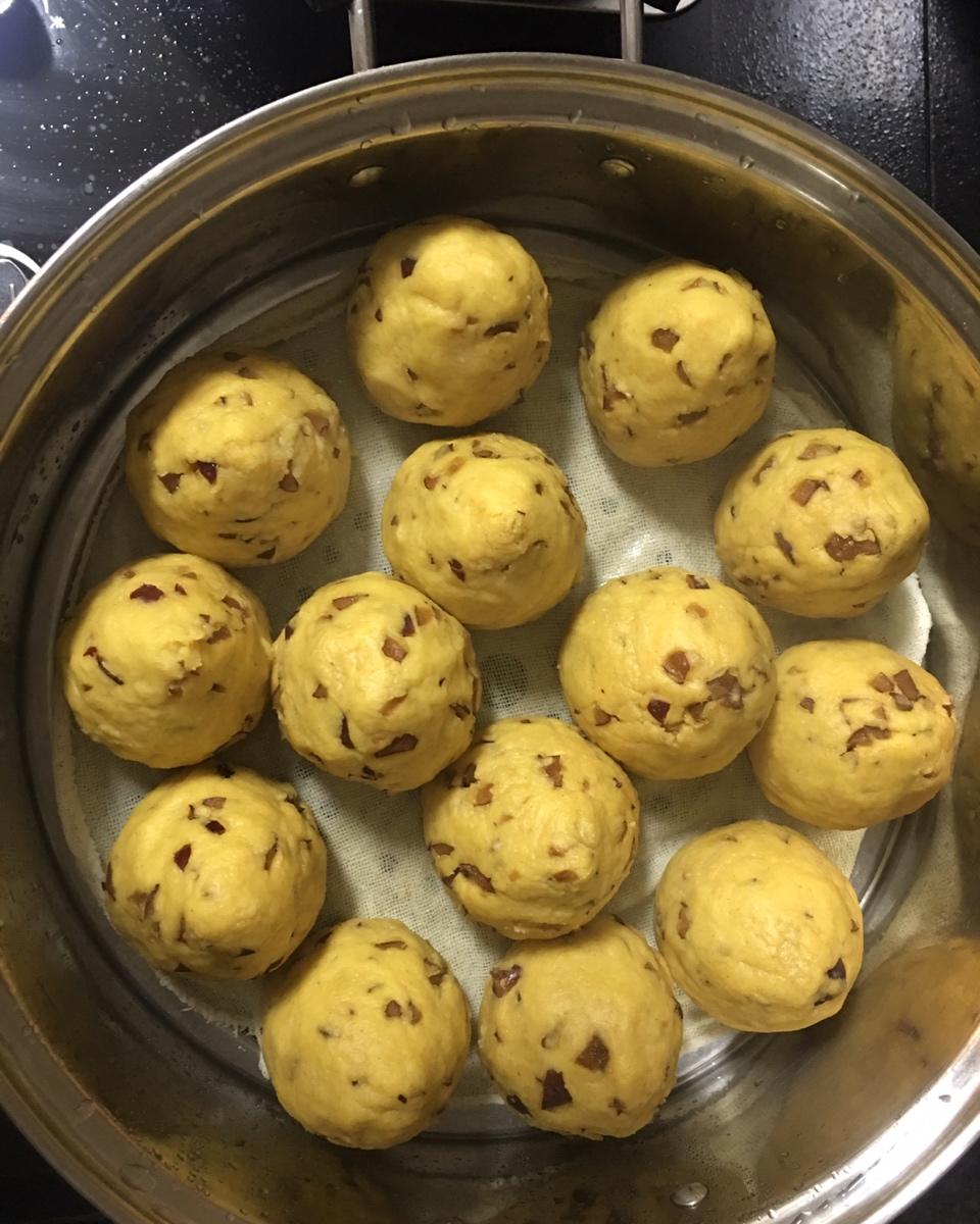 烟火香气做的堂妈小厨——红枣窝头