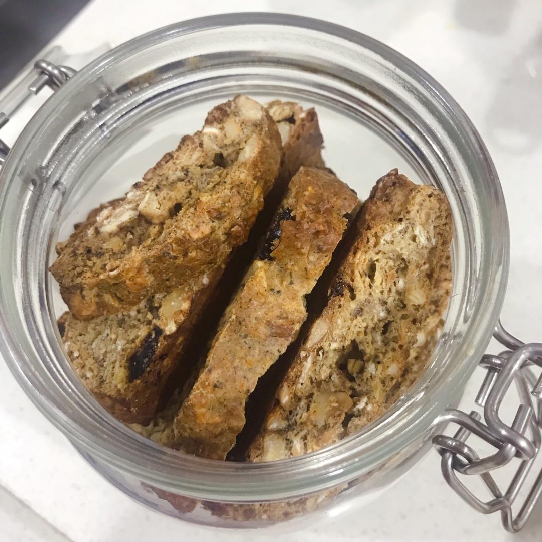 代餐棒--燕麦坚果意式脆饼