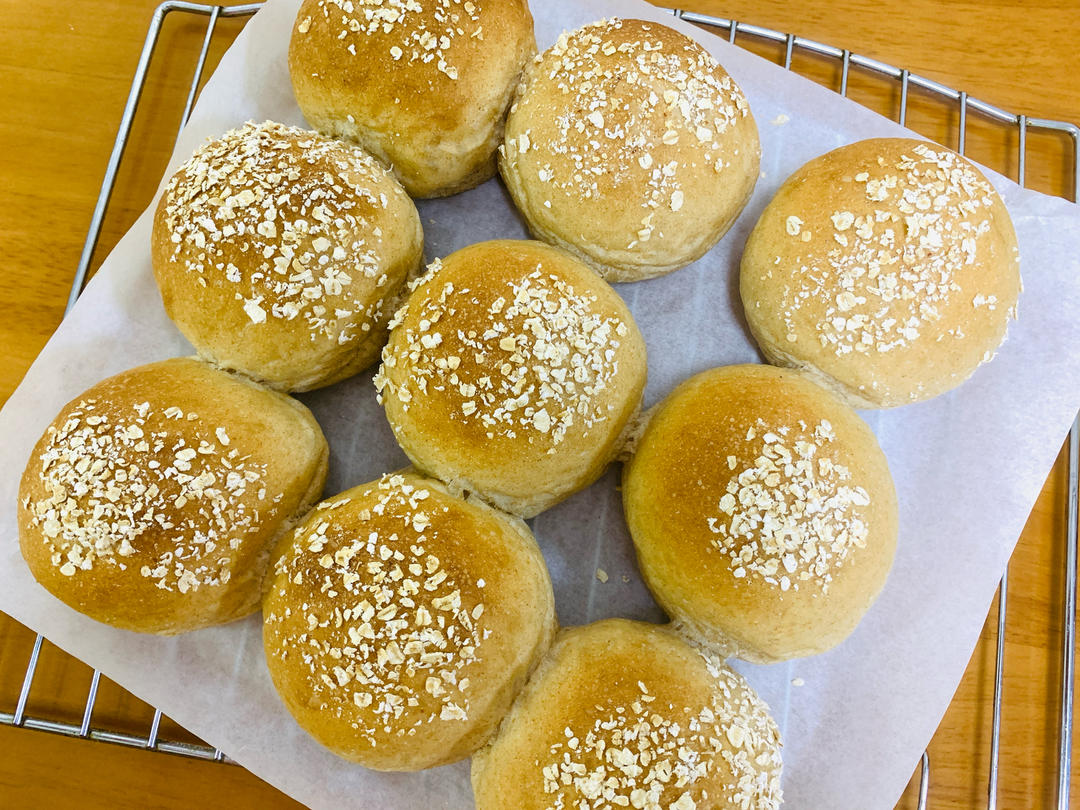 口感非常好的50%全麦主食餐包