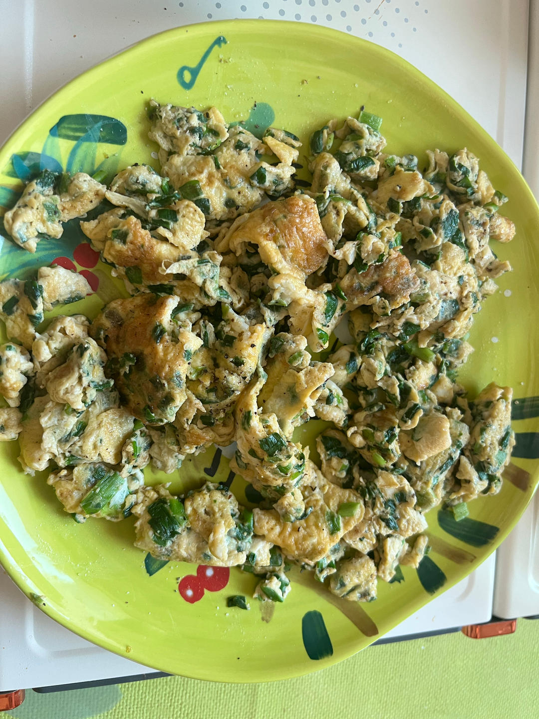 解决出水的韭菜炒鸡蛋