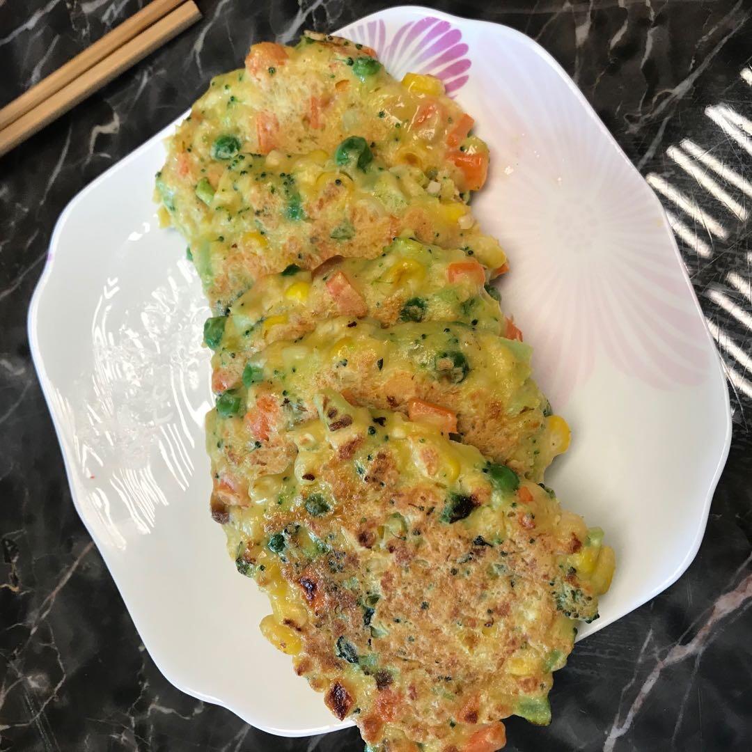 好吃不胖的时蔬鸡肉饼