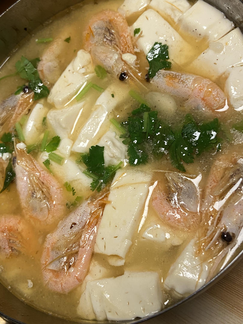 鲜虾豆腐羹