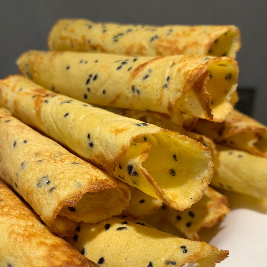 平底锅也能做蛋卷