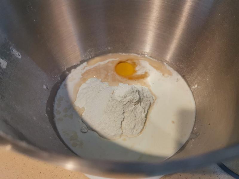 纯奶手撕吐司的做法 步骤1