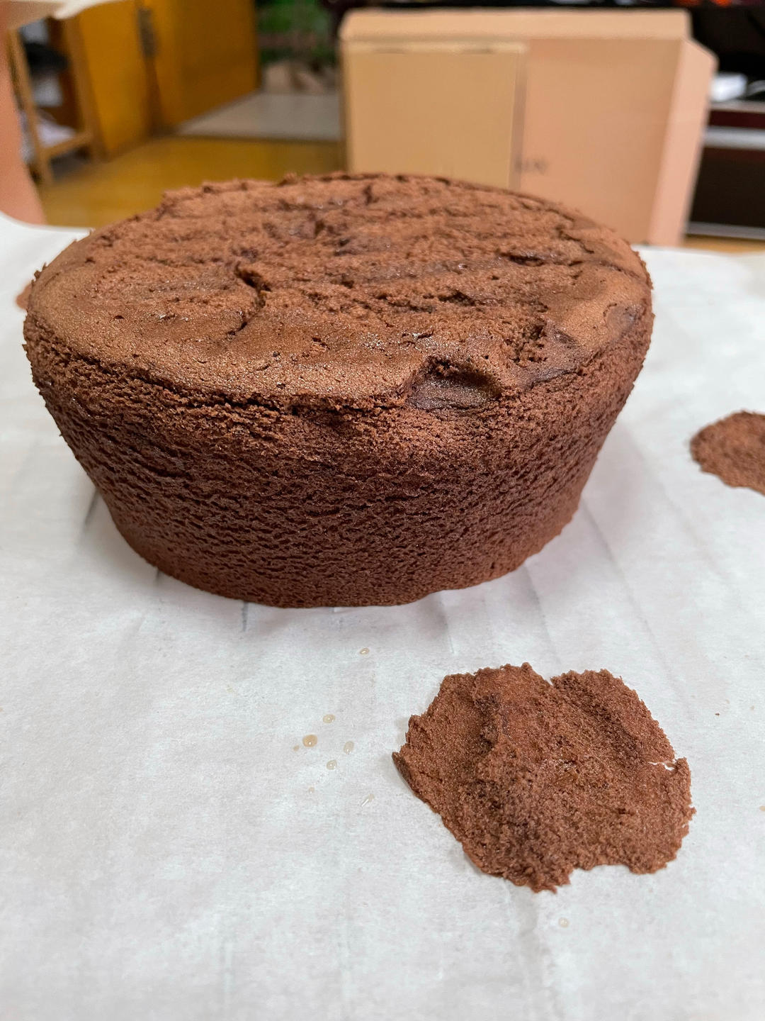 巧克力戚风蛋糕6寸(基础易成功版)