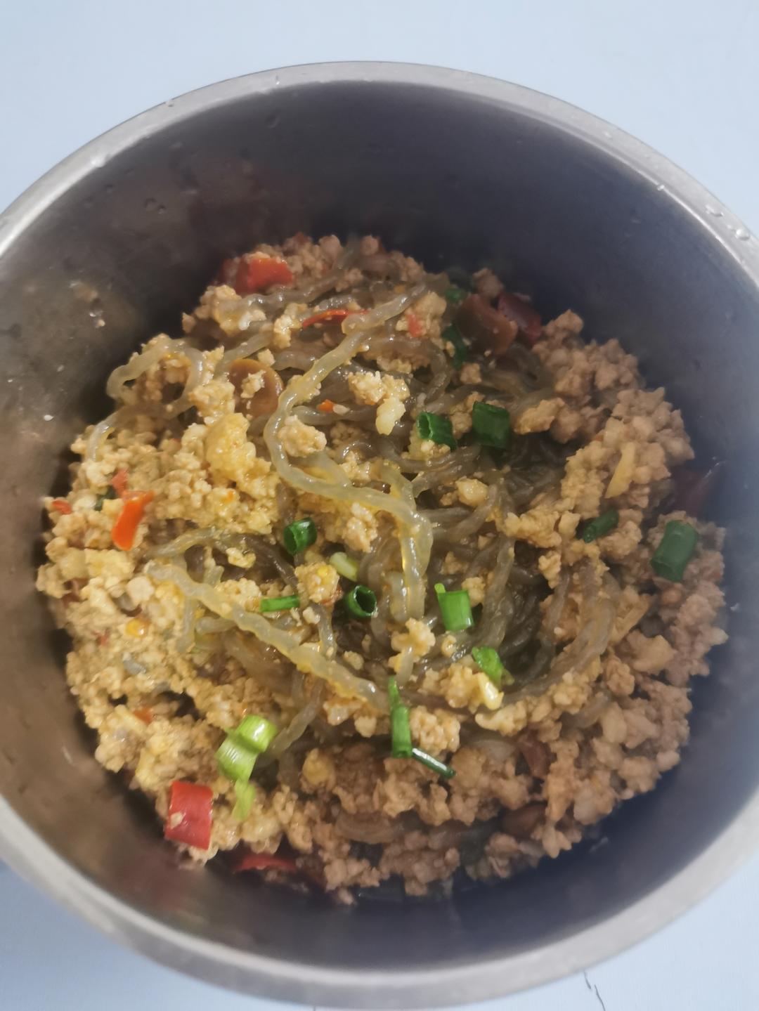 蚂蚁上树——肉沫粉条