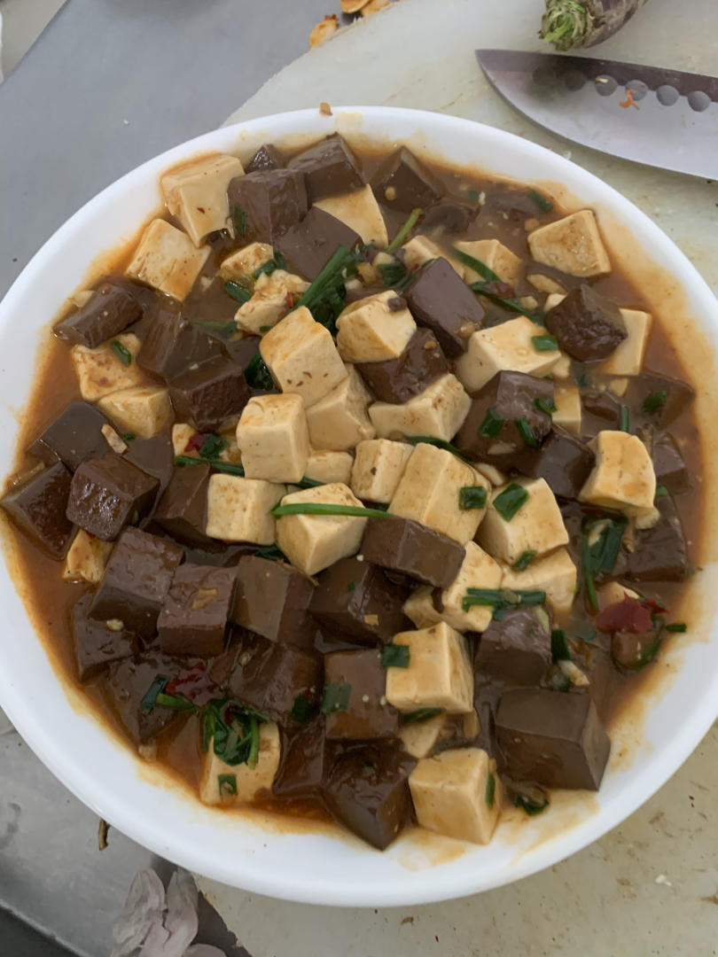 鸭血豆腐
