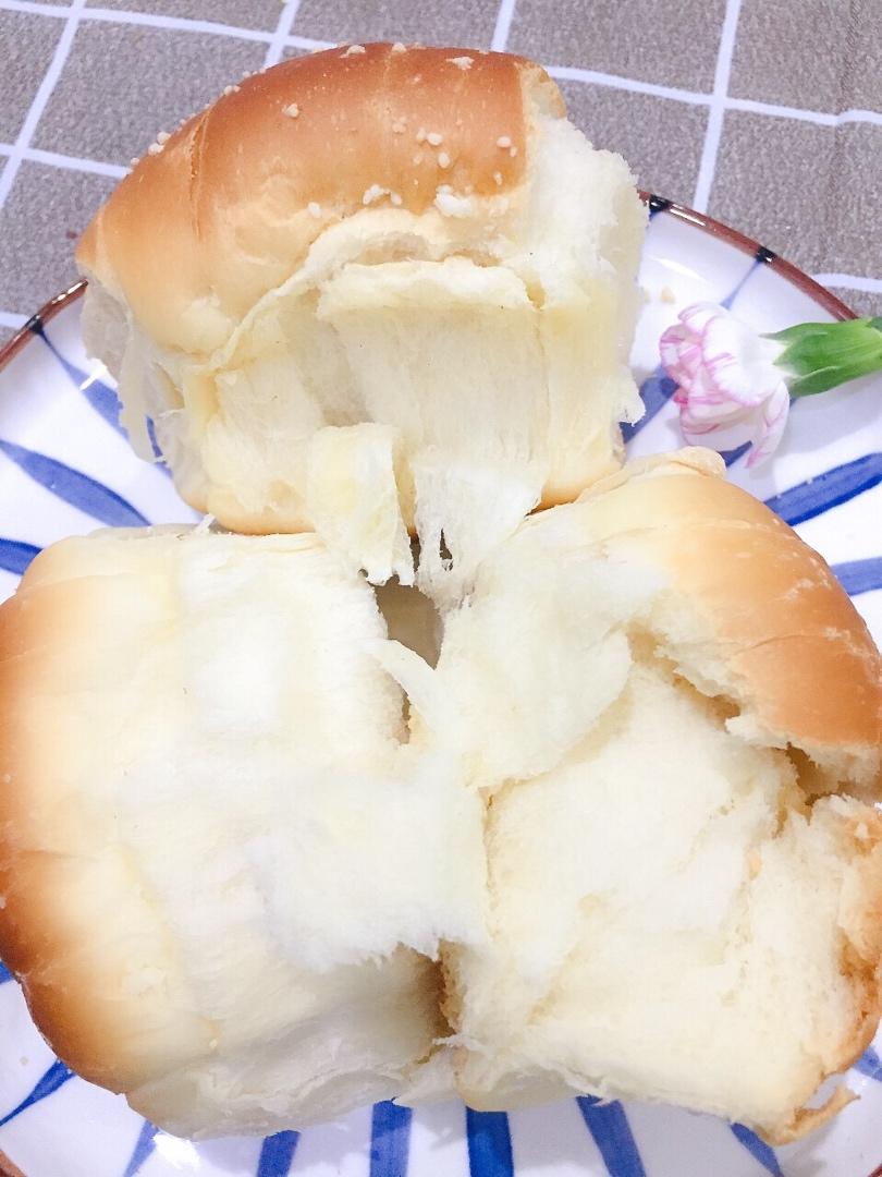 低糖好吃又松软拉丝的奶香包