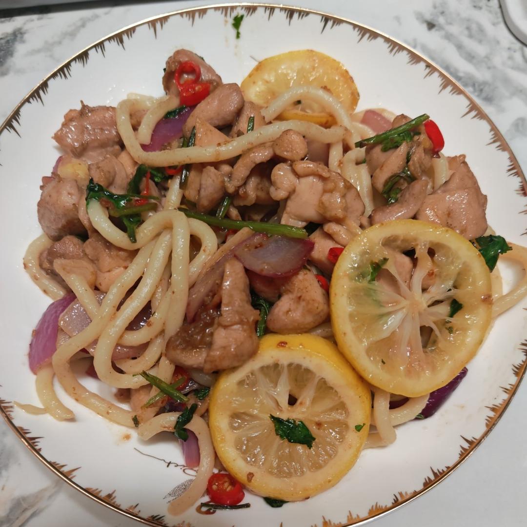 柠檬干煎鸡(转)