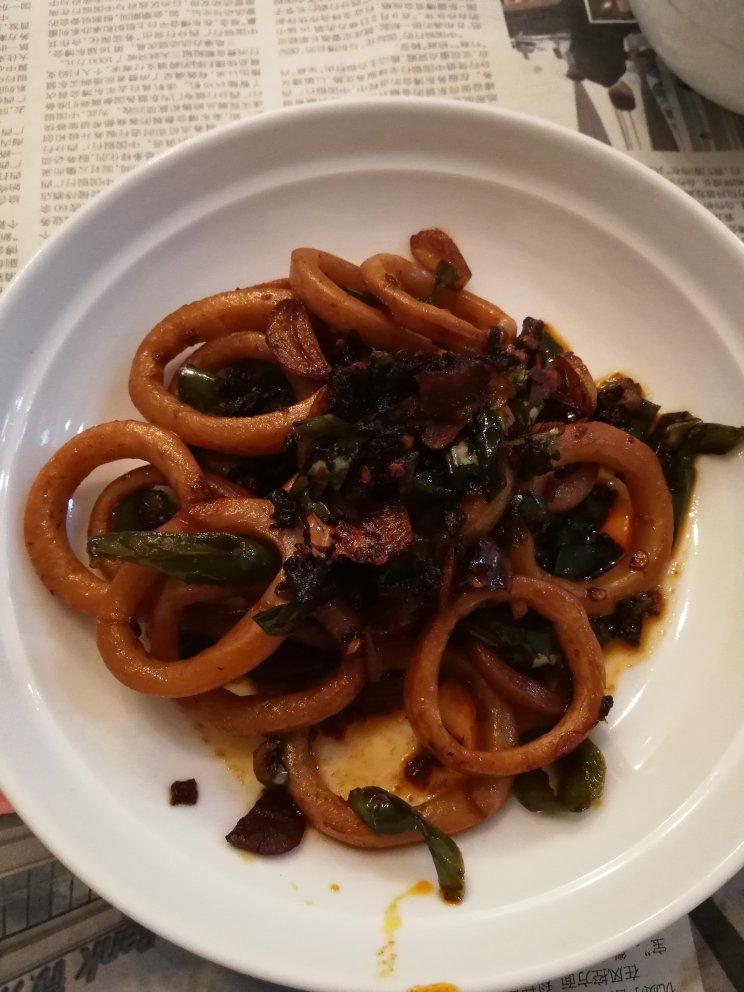 最好吃的酱爆鱿鱼圈