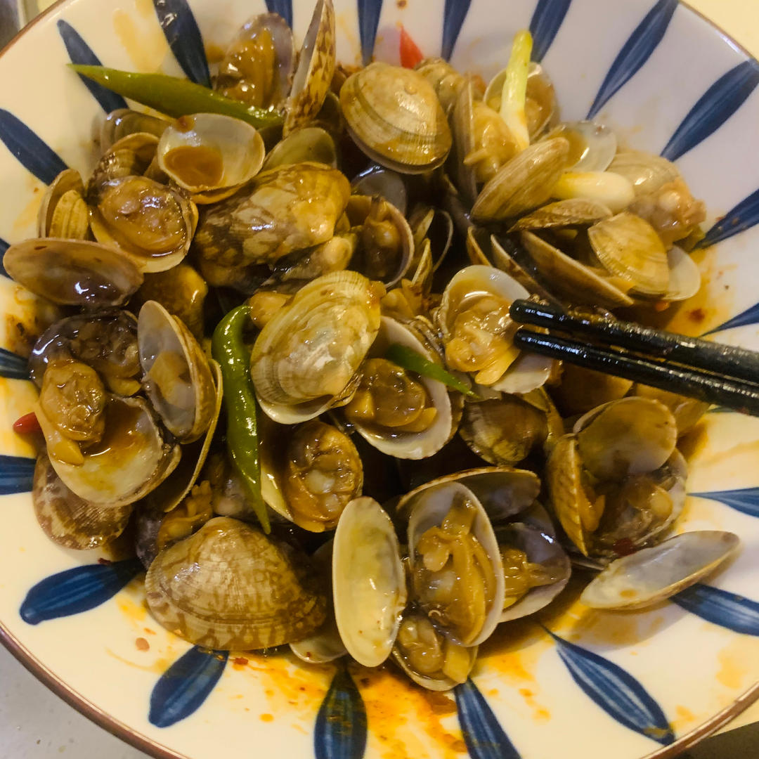 5分钟快手菜❗️秒杀路边摊爆炒花甲～好吃到爆