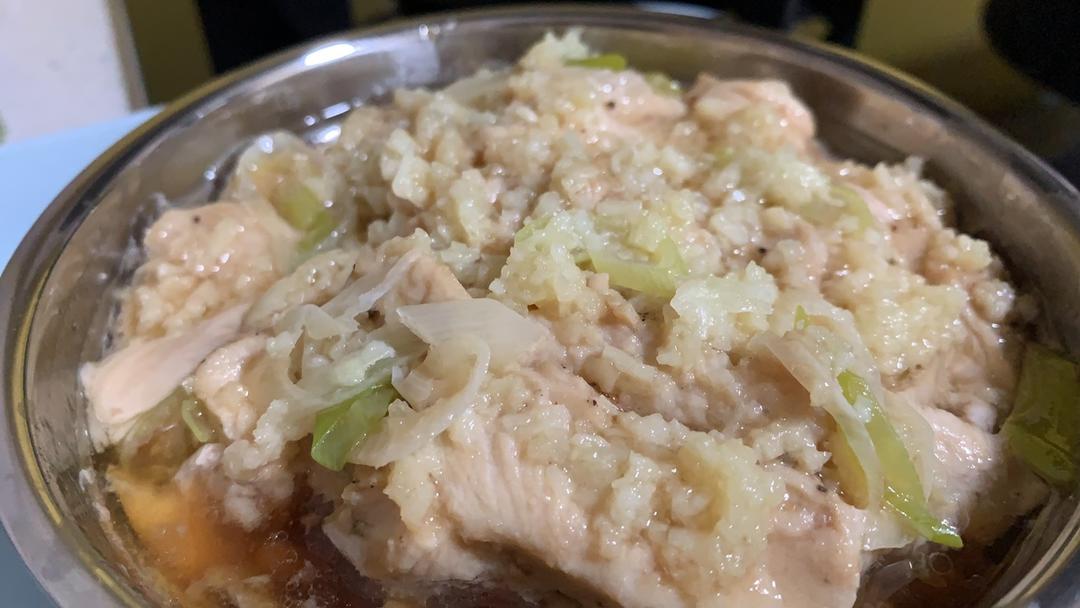 蒜蓉蒸鸡胸（鸡腿）