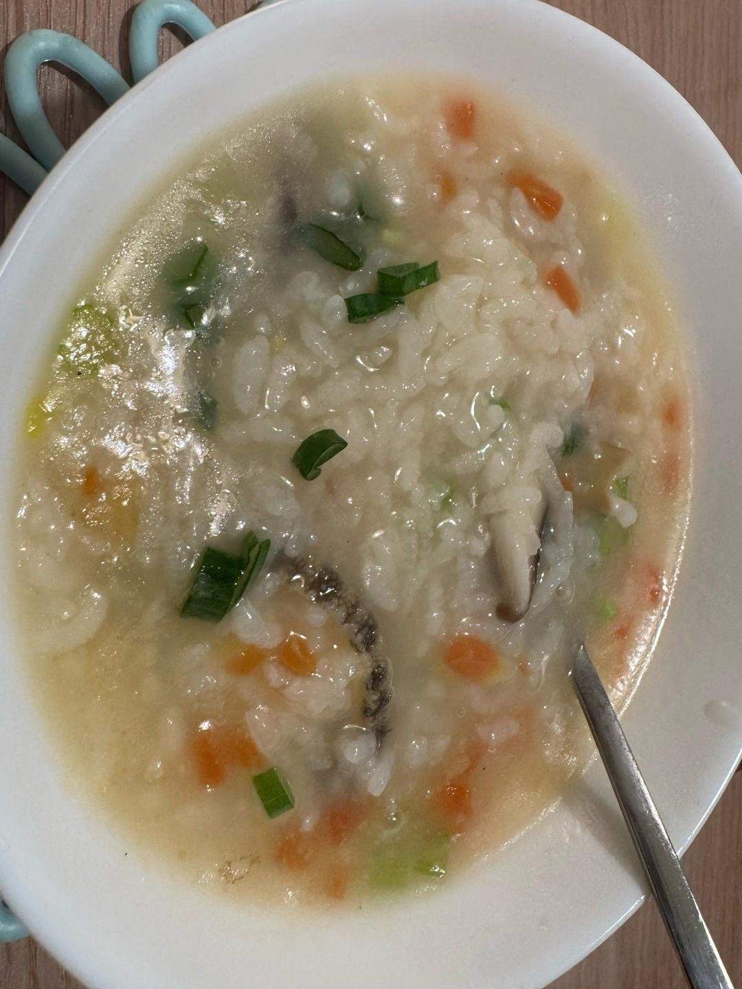 鲜虾干贝海鲜粥