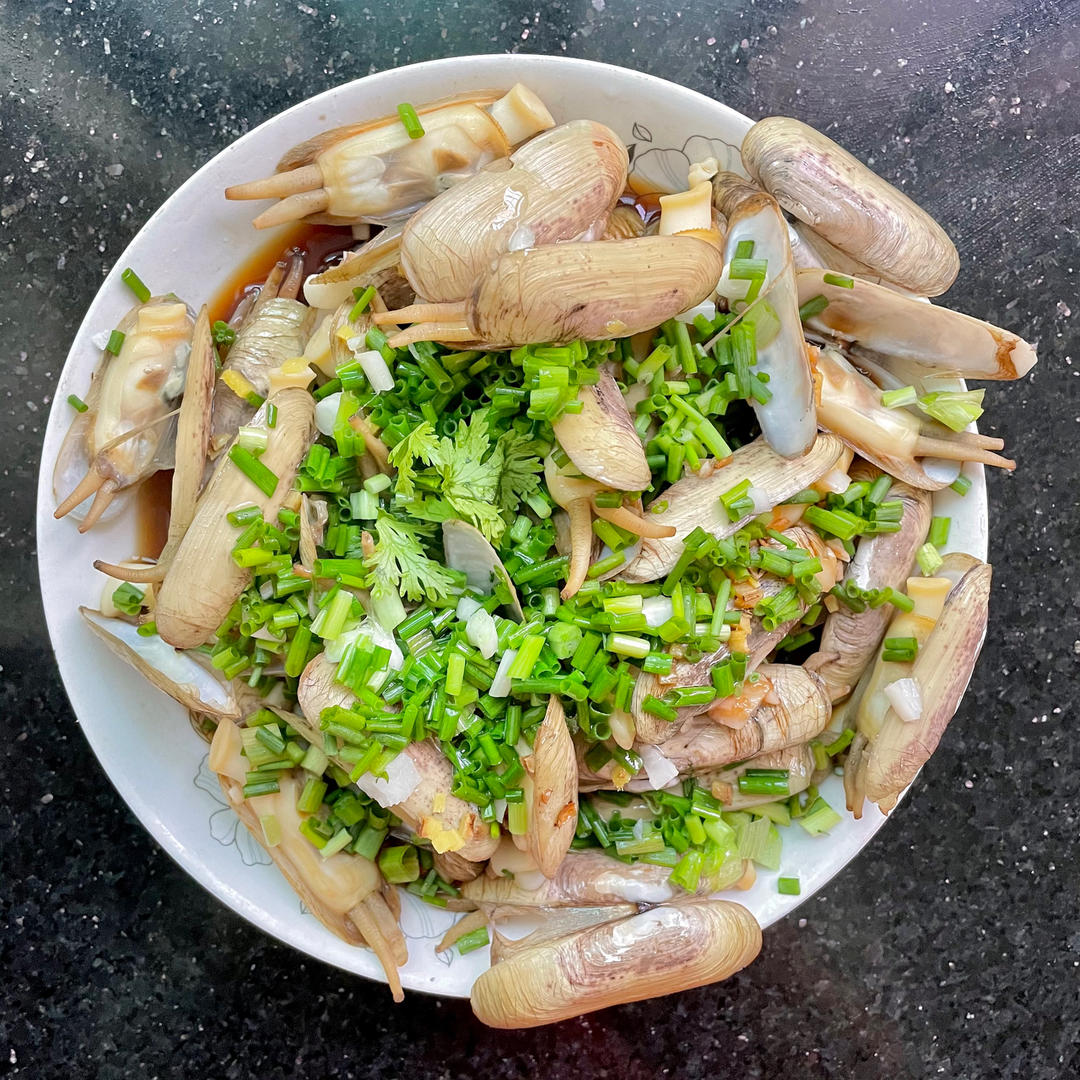 葱油蛏子