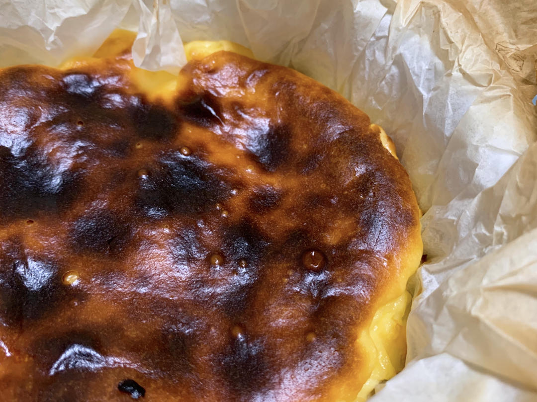 超简单巨好吃·零失败🔥巴斯克烤芝士蛋糕(6寸)