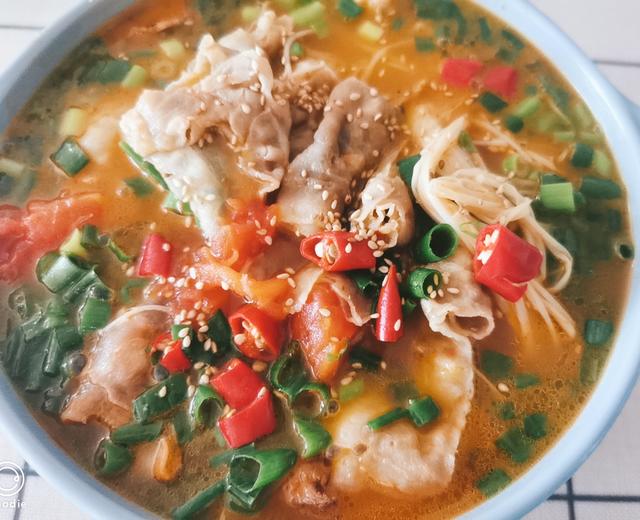 超级下饭的酸汤肥牛的做法