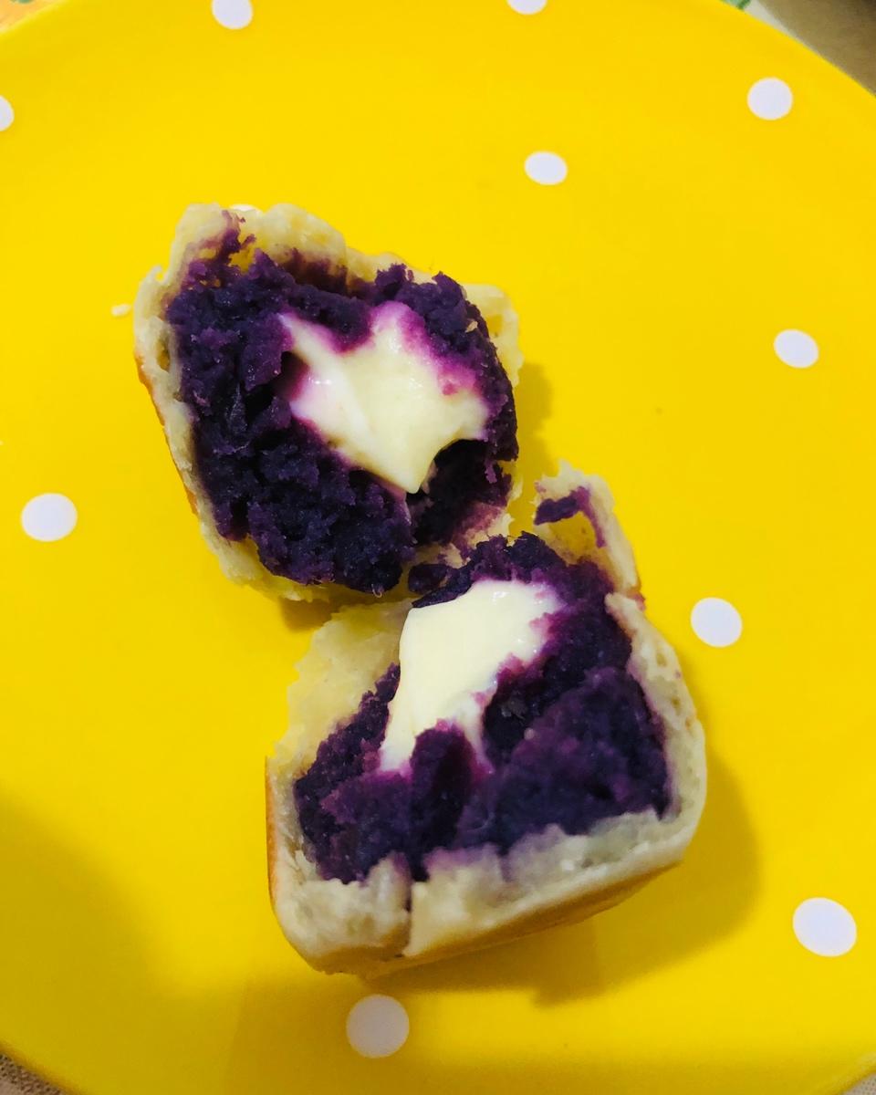 【爆浆紫薯仙豆糕】