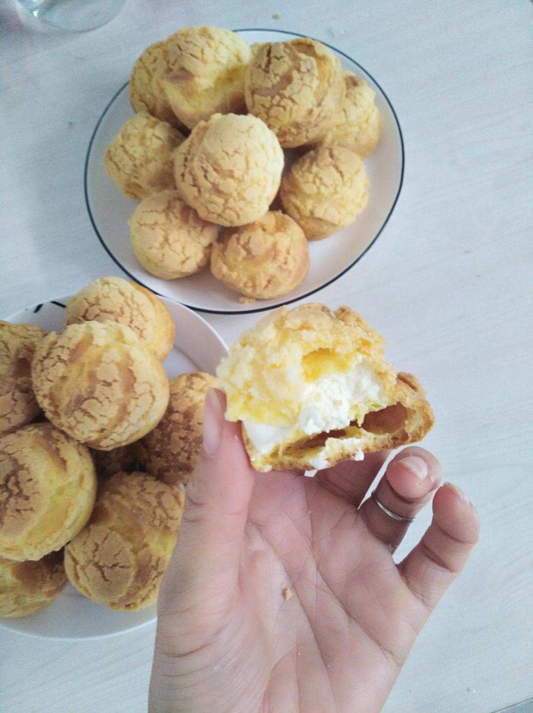 十分美味的酥皮泡芙