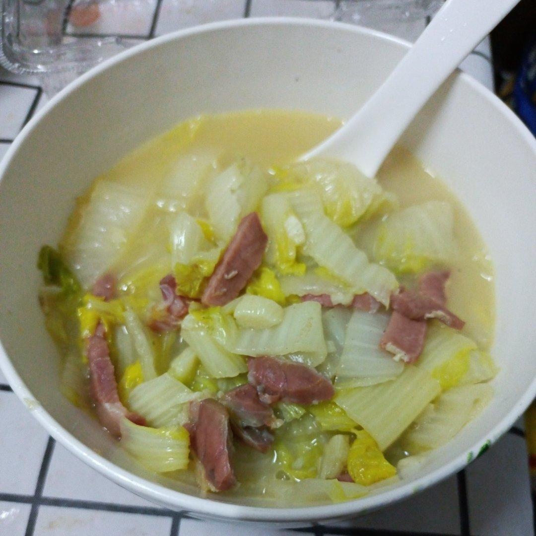 🔥营养好吃又低脂的白菜炖金华火腿，汤汁咸香浓郁‼️
