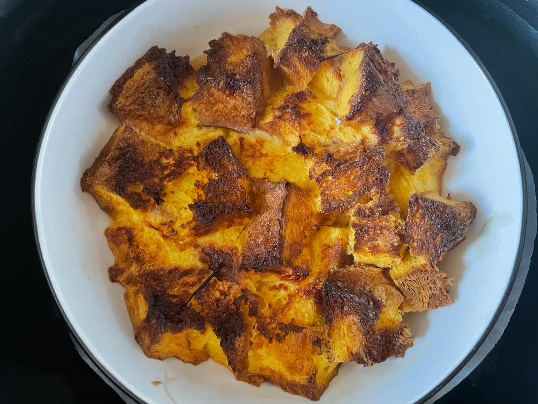 牛奶吐司鸡蛋布丁（失败吐司的归处）