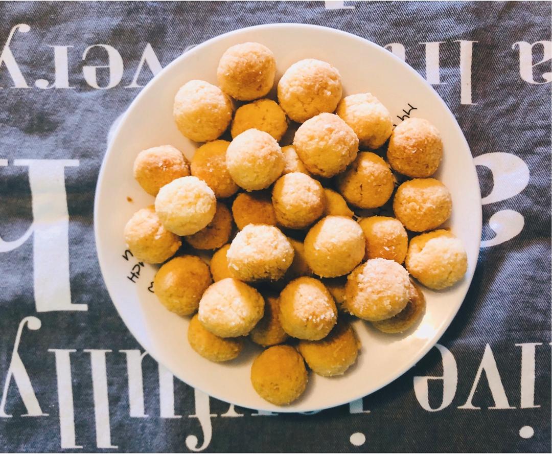 【视频】椰蓉小酥球（消耗蛋黄）童年美食