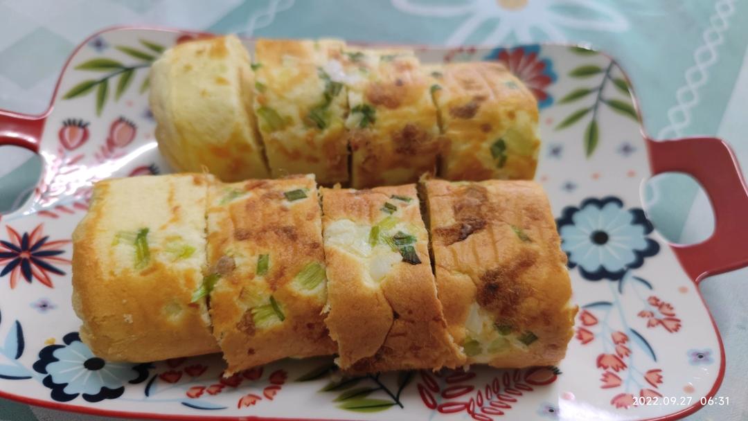 香葱肉松肥蛋糕卷～