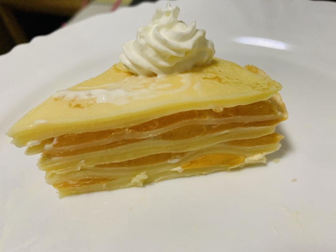 芒果千层蛋糕，100%成功告别煎皮无能