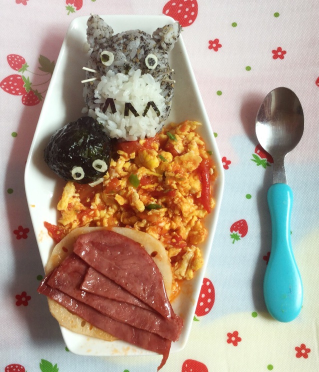 龙猫和煤球精灵饭团