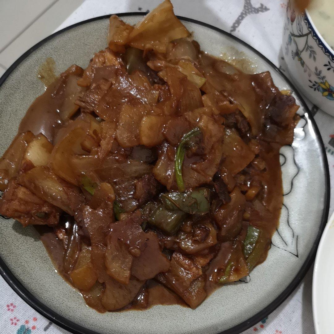 洋葱炒土豆