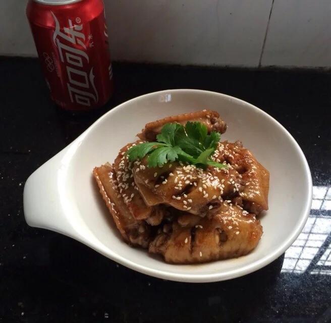可乐鸡中翅的做法