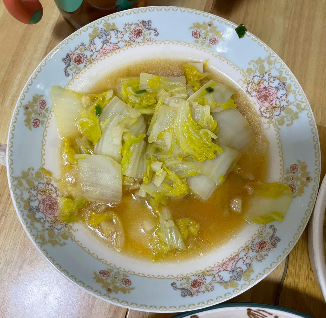 最容易的家常菜之——清炒大白菜