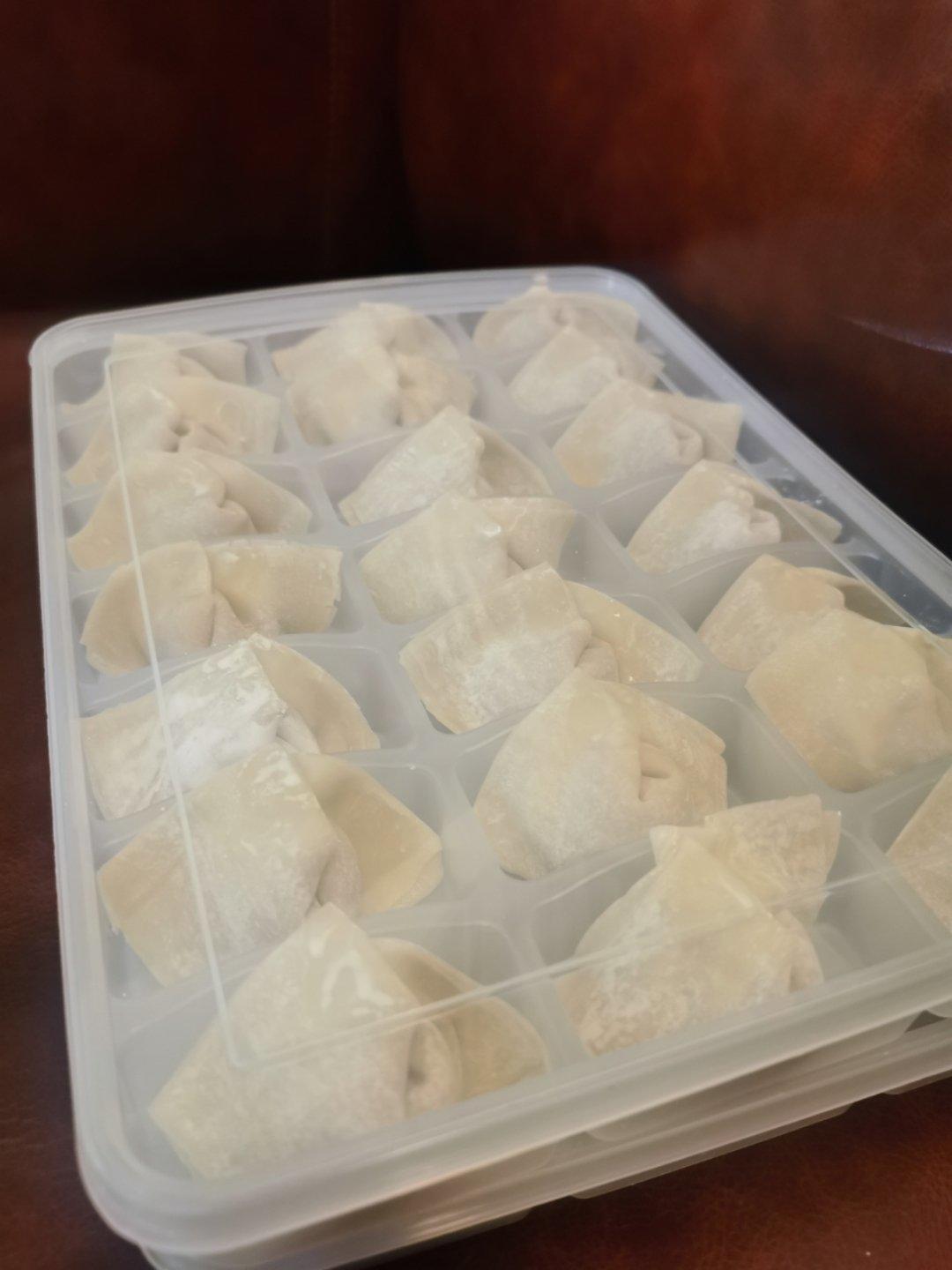 上海大馄饨包法