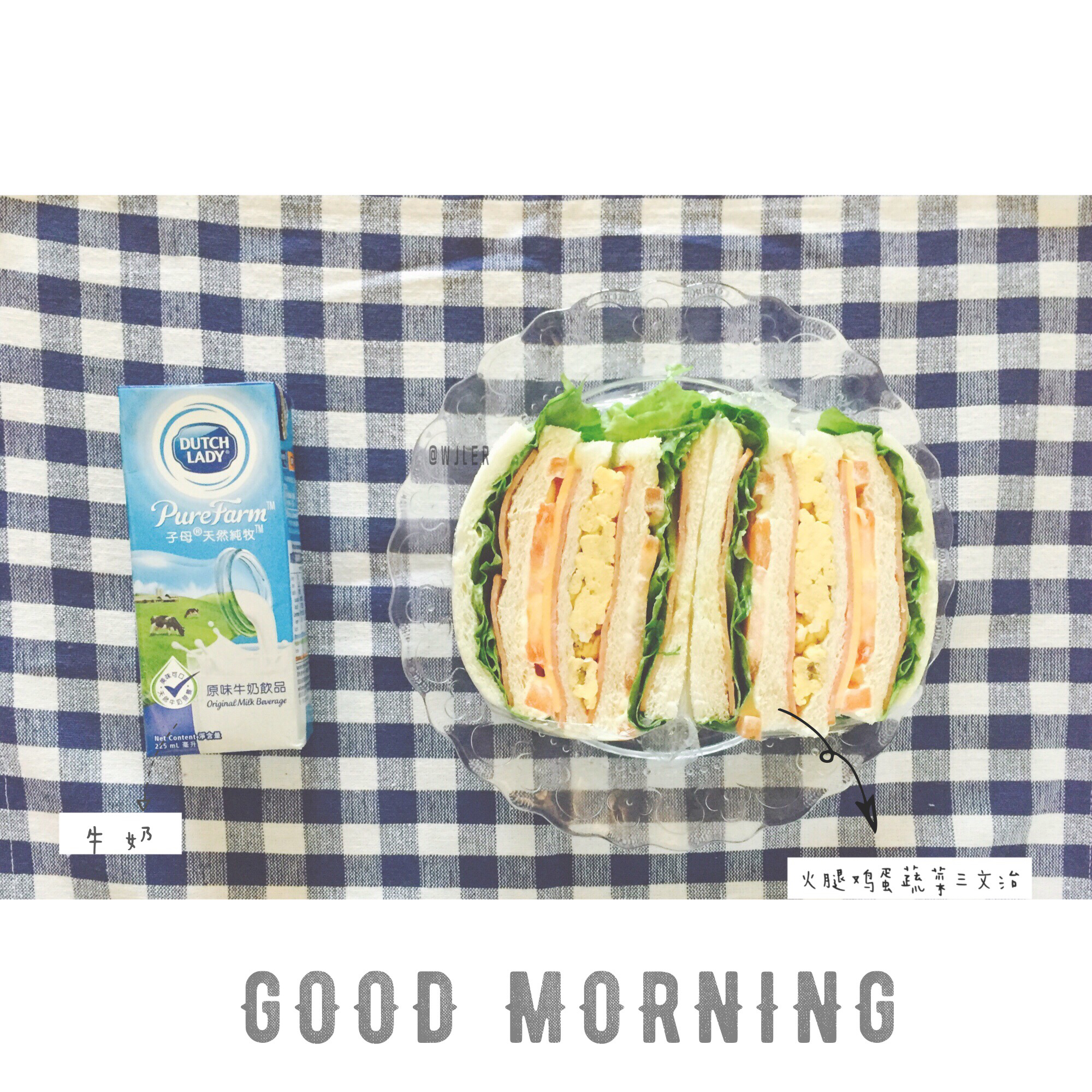早餐，你好。