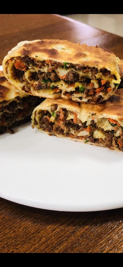 【牛肉千层饼】啊！肉饼！千层！酥香！过瘾！