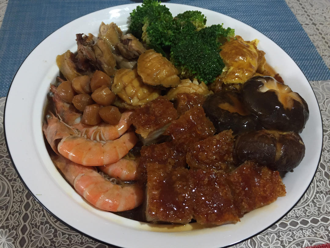 大盆菜（焗海参鲍鱼）