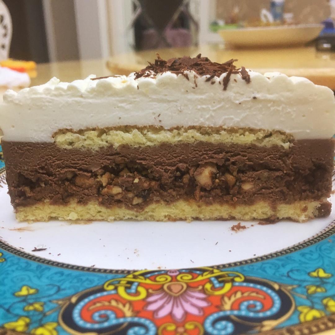 焦糖核桃椰奶慕斯（视频菜谱）