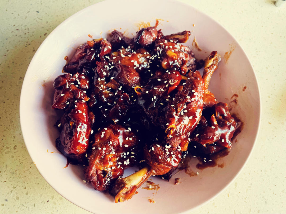 小美版酱鸭腿，无油，两步搞定