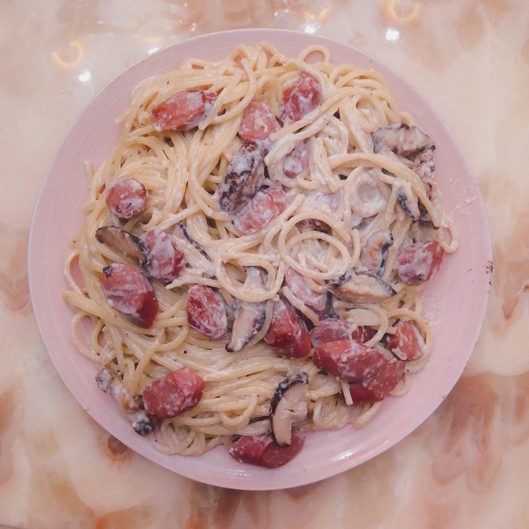 减脂版牛奶焗意面