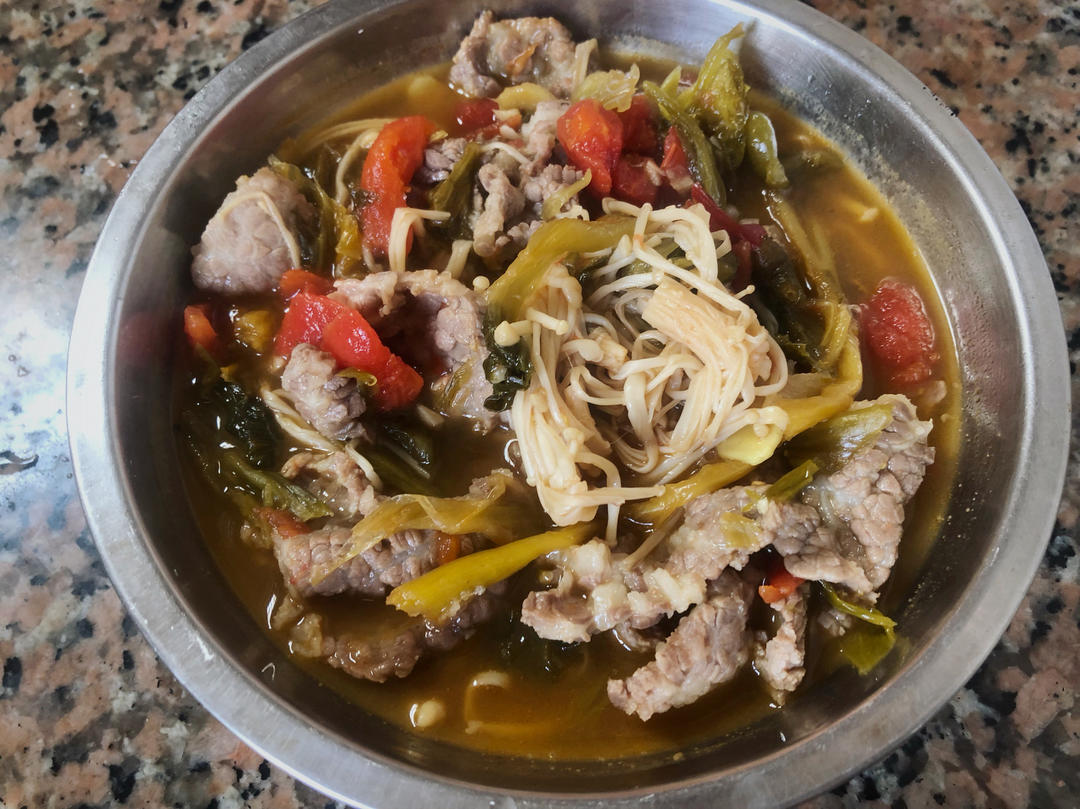 无敌下饭的番茄金针菇肥牛‼️做法简单0失败