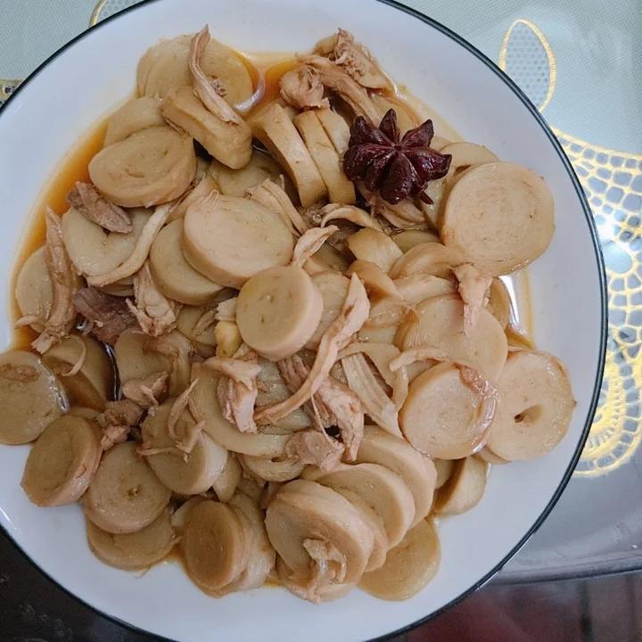 面筋做出红烧大肉味