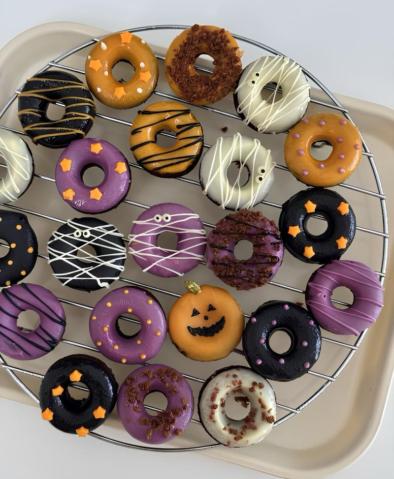 0难度复刻❗️超有氛围的万圣节甜甜圈🍩🎃😈
