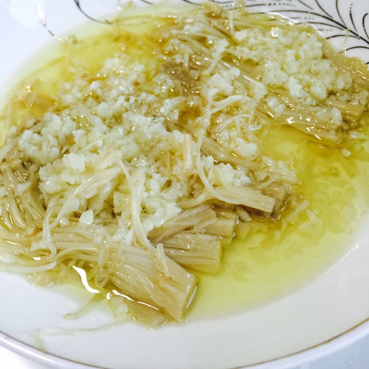 蒜蓉蒸金针菇