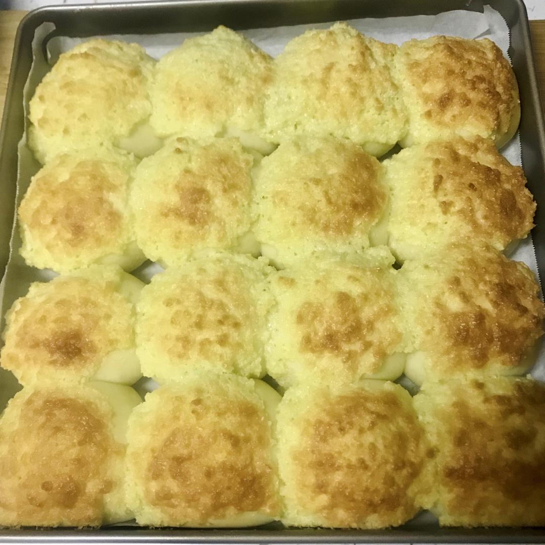 快手椰蓉小餐包（一次发酵照样柔软又拉丝）