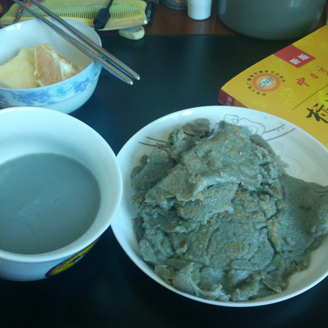 豆渣鸡蛋饼