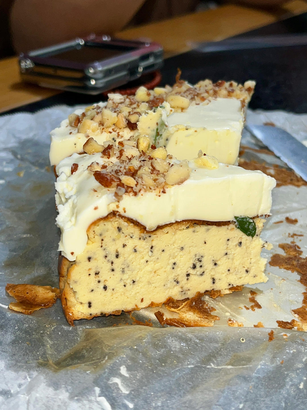 青柠伯爵红茶巴斯克芝士蛋糕！双重体验！