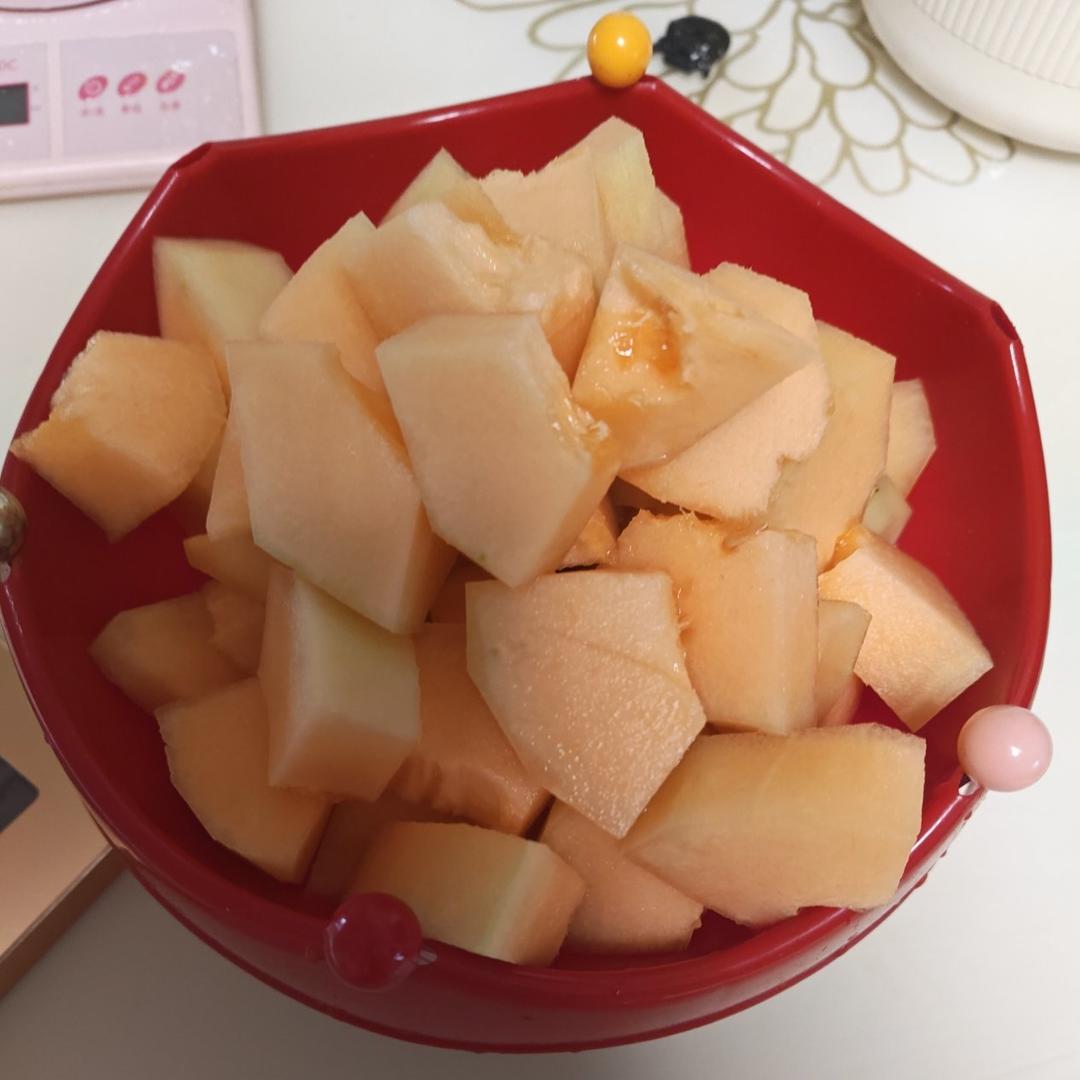 哈密瓜果盘切法