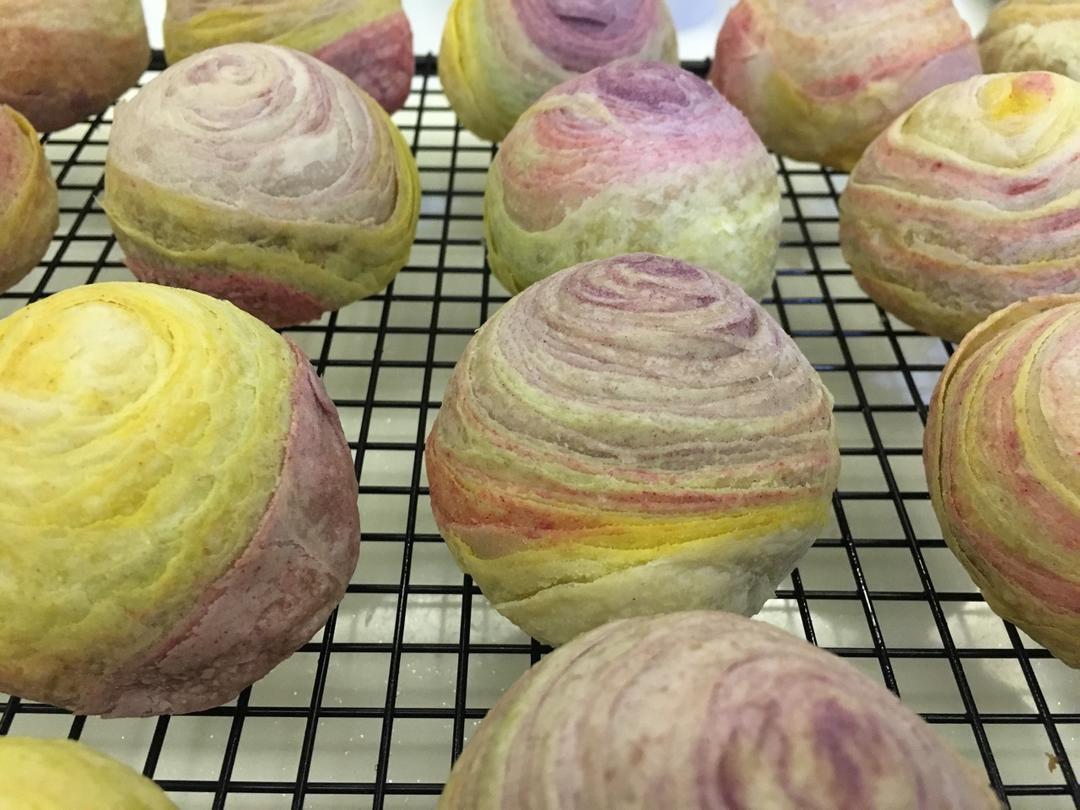 螺旋酥.蛋黄酥.-个人的技巧