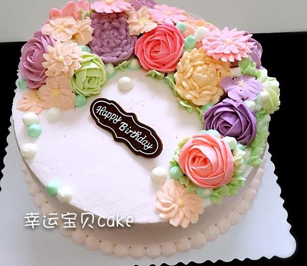 韩花生日蛋糕