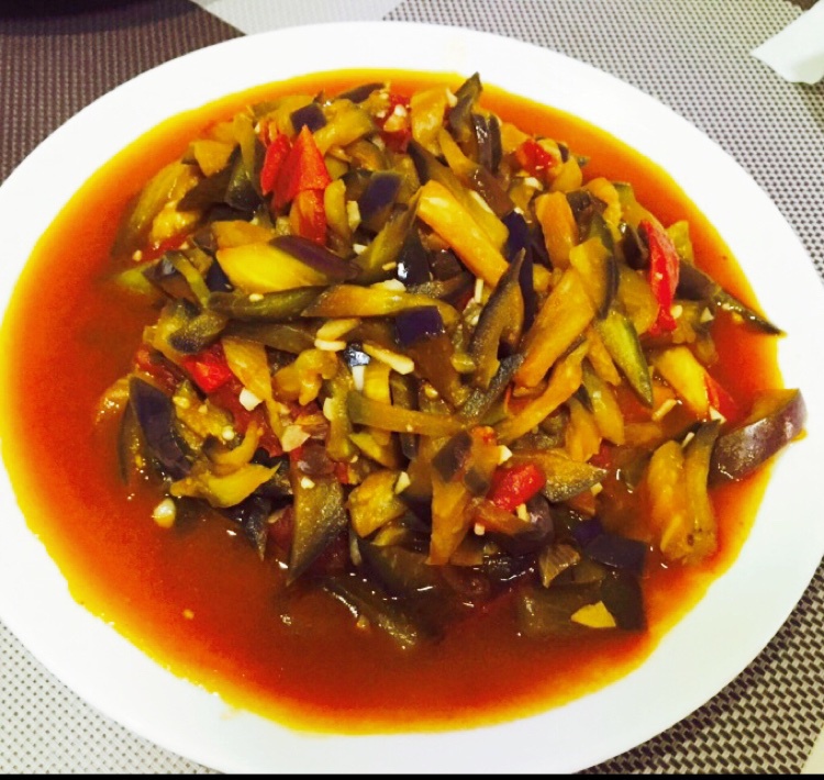 西红柿烧茄子